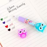 خودکار مینی چهار رنگ با طراحی جذاب جغد