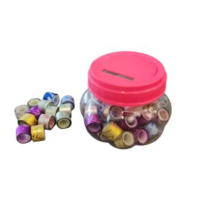 ست نوار چسب طرح‌دار 50 عددی – رنگارنگ و فانتزی