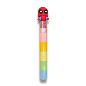 مداد شمعی فانتزی با 6 طرح شخصیت کارتونی – فروش تکی | Fluorescent Pen